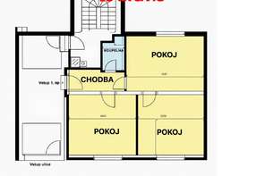 Pronájem reprezentativní kanceláře 3+kk, ul. Stránského, Brno - Žabovřesky, 63 m²