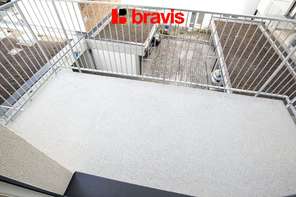 Pronájem bytu 1+kk, Brno - Trnitá, ul. Křenová, novostavba, balkon, výborná dostupnost do centra