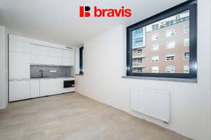 Pronájem bytu 1+kk, ulice Příkop, novostavba, klimatizace