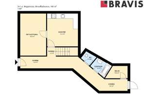 Pronájem průchozího pokoje v domě 3+1 ul. Brigádnická, zařízený, zahrada, sklep, Brno-Řečkovice a Mokrá Hora