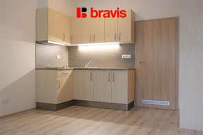 Pronájem bytu 1+kk, Brno - Řečkovice, novostavba, částečně zařízený, ul. Medlánecká