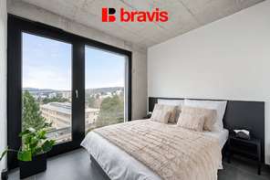 Pronájem 2+kk, Královopolská, Brno: All-in vybavení, lodžie, wifi, gym, garážové stání