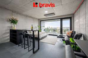 Pronájem 1+kk  Brno - Žabovřesky, ulice Královopolská, lodžie
