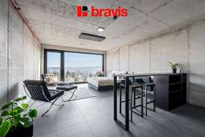 Novostavba 1+kk, ul. Královopolská, Žabovřesky, kompletně zařízený s posilovnou a wifi v ceně