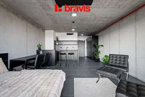 Novostavba 1+kk, ul. Královopolská, Žabovřesky, kompletně zařízený s posilovnou a wifi v ceně