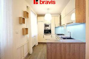 Pronájem bytu 3+kk, Brno - Židenice, ulice Slatinská, zařízený, balkon, klidná lokalita