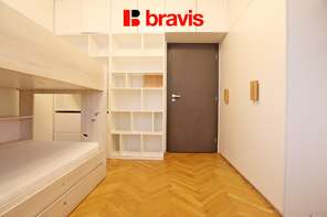 Pronájem bytu 3+kk, Brno - Židenice, ulice Slatinská, zařízený, balkon, klidná lokalita