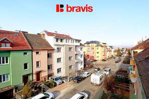 Pronájem bytu 3+kk, Brno - Židenice, ulice Slatinská, zařízený, balkon, klidná lokalita