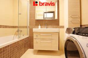 Pronájem bytu 3+kk, Brno - Židenice, ulice Slatinská, zařízený, balkon, klidná lokalita