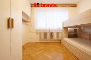 Pronájem bytu 3+kk, Brno - Židenice, ulice Slatinská, zařízený, balkon, klidná lokalita