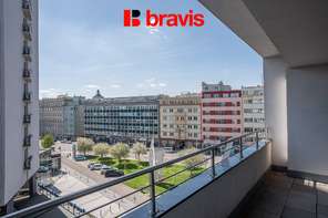 Pronájem bytu 3+kk, ulice Mezírka, Brno - střed, novostavba, terasa, parkovací stání v ceně