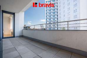 Pronájem bytu 3+kk, ulice Mezírka, Brno - střed, novostavba, terasa, parkovací stání v ceně