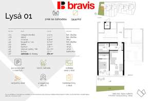 Prodej moderního bytu 2+kk se zahradou v srdci Beskyd – Ostravice, projekt FOX ROX, parkování, sklad