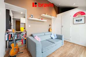 Prodej atypického bytu 2+kk, 42,5 m² + lodžie, ul. Křížkovského, Staré Brno