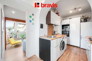 Prodej atypického bytu 2+kk, 42,5 m² + lodžie, ul. Křížkovského, Staré Brno