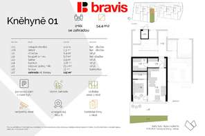 Prodej bytu 2+kk se zahradou v srdci Beskyd – Ostravice, projekt FOX ROX, parkování, sklad