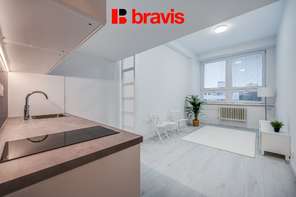 Pronájem nového byty 1+kk, ulice Hudcova, Brno- Medlánky, spací galerie pro 2, výtah