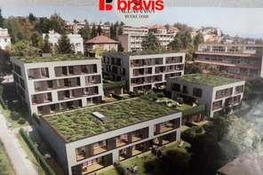 Pronájem luxusní novostavby bytu 2+kk, ul. Neumannova, Brno - Masarykova čtvrť, terasa, zahrada, šatna, klimatizace, garážové stání v ceně
