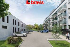 Prodej bytu 2+kk 54,6 m² v novém projektu Zborovce, Blansko, sklep, balkon, možnost parkování.