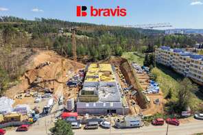 Prodej bytu 2+kk 54,6 m² v novém projektu Zborovce, Blansko, sklep, balkon, možnost parkování.