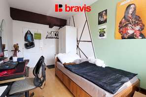 Pronájem slunného podkrovního bytu 3+kk, ul. Renneská třída, Brno - Štýřice, zařízený, sklep