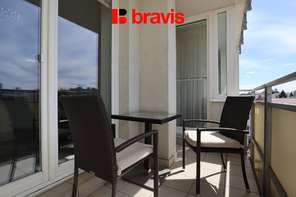 Pronájem nadstandardního bytu 2+kk, Brno – Královo Pole, Nové Semilasso – wellness a internet v ceně, balkon, klimatizace, garáž