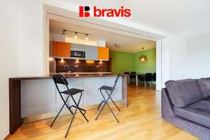 Pronájem bytu 2+kk, Brno - střed, ul. Kopečná, kompletně zařízený, možnost parkování, výborná dostupnost