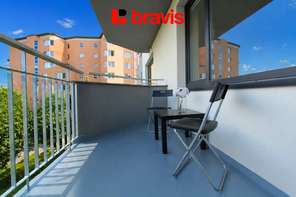 Prodej hezkého bytu 1+kk s balkónem 42m2, ul. Bělohorská, Brno - Židenice, parkování, sklep