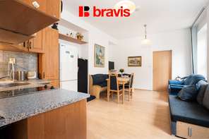 Pronájem bytu 2+kk, Brno - Ponava, ul. Botanická, kompletně zařízený, parkovací stání