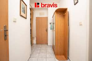 Pronájem bytu 2+kk, Brno - Ponava, ul. Botanická, kompletně zařízený, parkovací stání