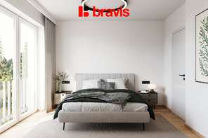 Prodej novostavby luxusního bytu 4+kk, 103,4 m², Horní Heršpice, terasa s dechberoucím výhledem 57,24 m², 2x parkování, sklep