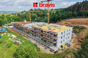 Prodej bytu 1+kk, Blansko nový bytový dům Zborovce, balkon