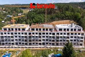 Prodej bytu 1+kk, Blansko nový bytový dům Zborovce, balkon