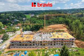 Prodej bytu 1+kk, Blansko nový bytový dům Zborovce, balkon