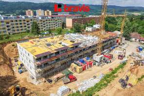 Prodej bytu 1+kk, Blansko nový bytový dům Zborovce, balkon