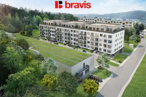 Prodej bytu 1+kk, Blansko nový bytový dům Zborovce, balkon