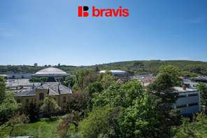 Pronájem bytu 3+kk, Brno - Pisárky, Vinařská ulice, novostavba, klimatizace, terasa, garážové stání