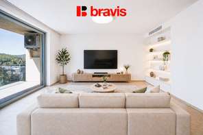Pronájem bytu 3+kk, Brno - Pisárky, Vinařská ulice, novostavba, klimatizace, terasa, garážové stání