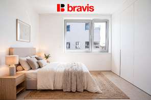 Pronájem bytu 3+kk, Brno - Pisárky, Vinařská ulice, novostavba, klimatizace, terasa, garážové stání