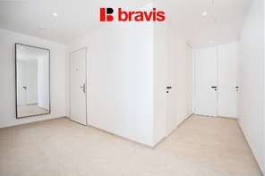 Pronájem bytu 3+kk, Brno - Pisárky, Vinařská ulice, novostavba, klimatizace, terasa, garážové stání