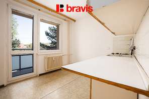 Prodej bytu 2+1 se šatnou  47,82 m² a dvěma balkony, Brno – ulice Záhumenice