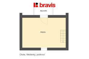 Podnájem chaty 25 m², pozemek 379 m², dvě terasy, sklep, Brno - Medlánky