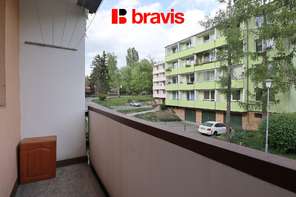 Pronájem bytu 2+1, Brno - Žabovřesky, ulice Kubánská, zařízený, 2 balkóny, sklep, internet v ceně