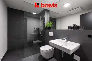 Pronájem 1+kk, Královopolská, Brno: All-in vybavení, lodžie, wifi, gym, garážové stání