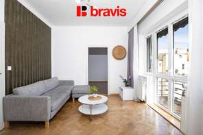 Pronájem bytu 2+kk, ulice Zahradníkova, Brno - Veveří, zařízený, balkon, sklep