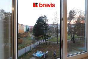 Pronájem bytu 1+1, ul. Křídlovická, Brno - střed, výborná dostupnost, sklep, balkon s výhledem do vnitrobloku