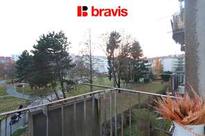 Pronájem bytu 1+1, ul. Křídlovická, Brno - střed, výborná dostupnost, sklep, balkon s výhledem do vnitrobloku