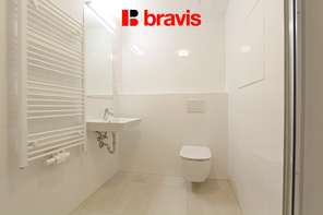 Pronájem novostavby 1+kk, ulice Lidická, Brno - Veveří, sklep, balkon, internet