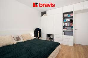 Pronájem moderního bytu 4+kk s terasou, sklepem a 2 parkovacími stáními – Brno, Lesná, ulice Fillova