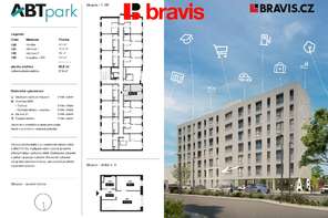 Pronájem bytu 2+kk, ulice Bohunická, Brno - Horní Heršpice, ABT Park